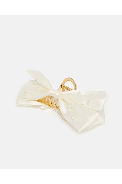 REDTAG Women White And Gold Hair Claw