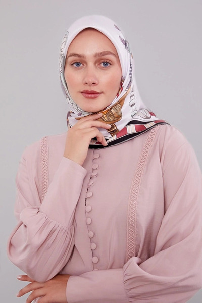 Levidor Twill Silk Scarf Lunera Collection-Lilac