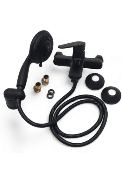 GENERAL Luxury Matte Black Wall-Mounted Shower Mixer - Italian Design