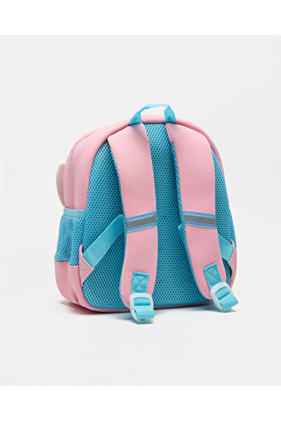 REDTAG Girls Pink Bunny Embellished Backpack