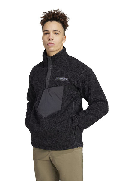 adidas Men's Running - Walking Sweatshirt Xpl Pile Snap Iw0231