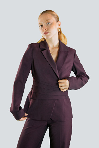 IDYL Front Draped Jacket Set