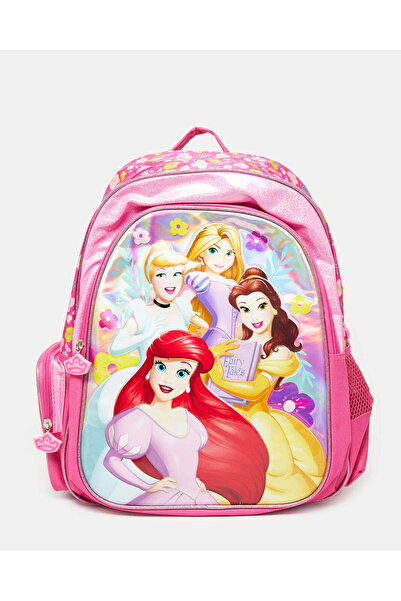 REDTAG Girls Pink Princess School Backpack (16 Inch)