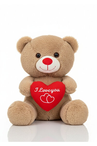 POLLYTOYS PELÜŞ OYUNCAKTA DÜNYA MARKASI Ayıcık Kalpli 35cm - Sevimli & Yumuşak