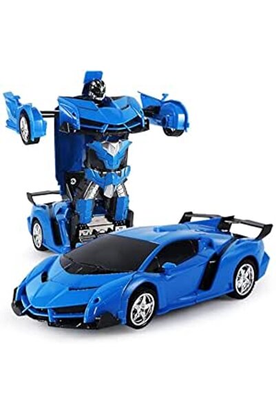 Arabest Remote-controlled car, deformable robot,with LED Light,360° Rotating, for 3-12 years kids