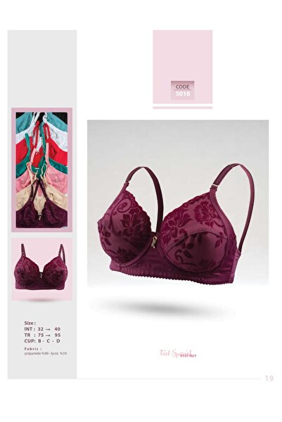 La Joie Velvet lace underwire bra - BR 5018