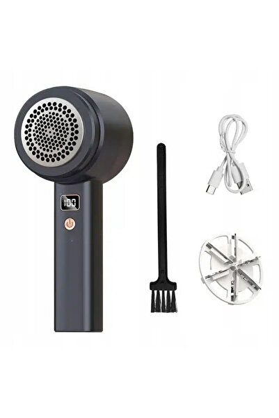 zola Lint cleaner, 500 mAh battery, LCD display, replaceable blades, ABS, grey