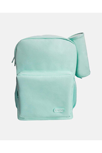 REDTAG حقيبة ظهر روكو مينت مع حافظة أقلام (17 بوصة)