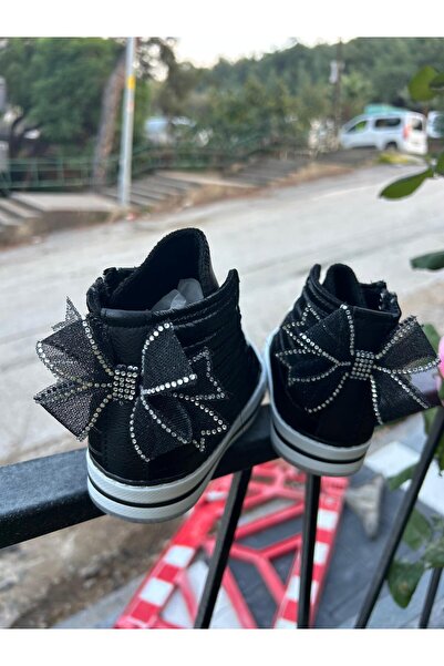 Scarpe Magiche Black Star Stone Bow High-Top Sneakers