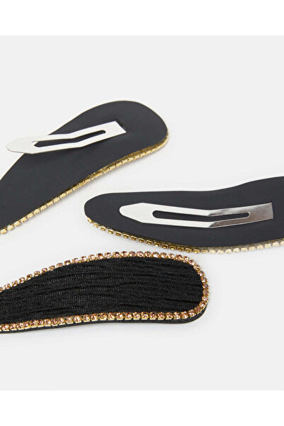 REDTAG Women Assorted Solid Hair Clip Set (3 Piece)