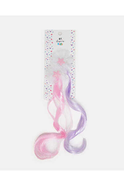 REDTAG Girls Pink And Purple Hair Clip Set (Pack of 2)