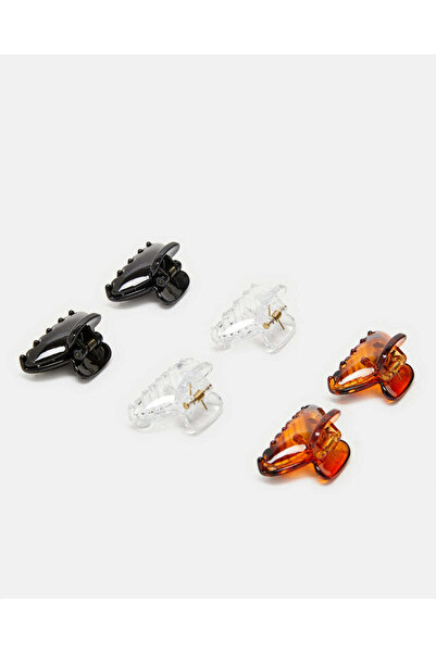 REDTAG Women Assorted Hair Claw Set (Pack of 6)