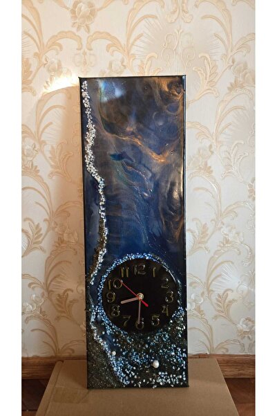 MXM Coast Blue Wall Clock - Epoxy Resin Art