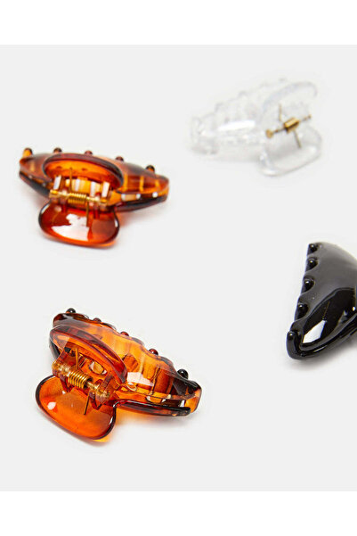 REDTAG Women Assorted Hair Claw Set (Pack of 6)