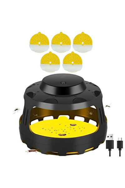 zola Electric insect trap, 5 adhesive discs, 365 nm UVA LEDs, 4 modes, USB cable, black