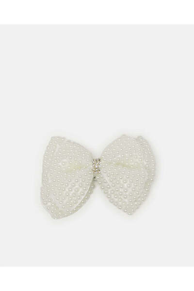 REDTAG Women Silver Embellished Hair Clip