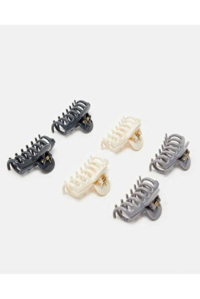 REDTAG Women Assorted Hair Claw Set (Pack of 6)