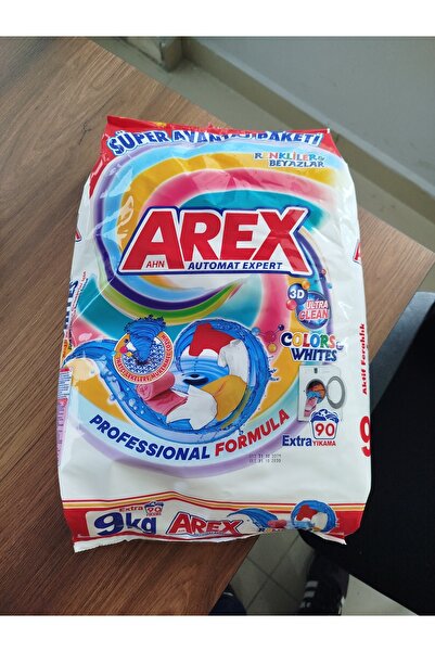 AREX Matik Renkliler ve Beyazlar 9 kg Toz Deterjan