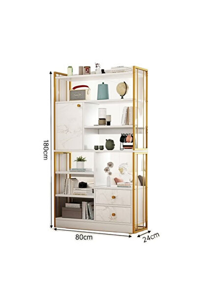 KEKE Multi-Layer Floor-Standing Bookshelf and Storage Rack