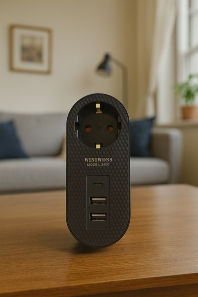 Winboss WINNBOSS 3400 – 3×USB + Type-C Termal Akım Korumalı Priz