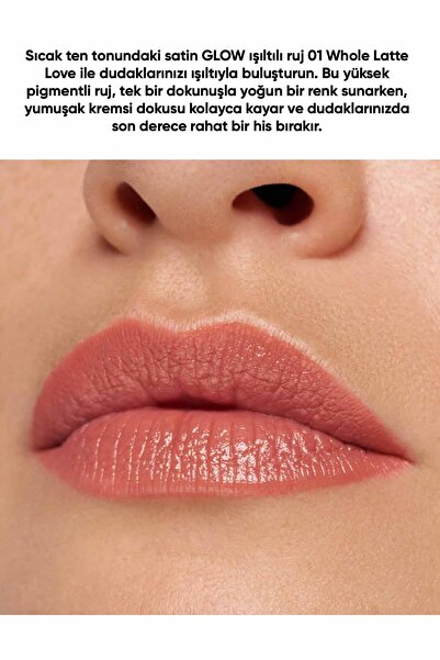 Essence Satin Glow Parlak Ruj 01