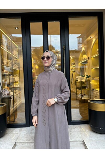 MissWhence 38514 Embroidered Women's Dress Mink