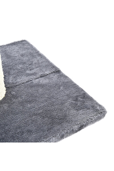 zola Cat claw and toy holder,pole with rope and ball, 100x40x40 cm, beige and grey