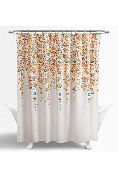 Lush Decor Shower Curtain with Floral Design