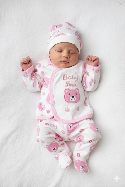 ruhaay Children's Printed and Embroidered Cotton Long-Sleeved Bottoming Top Set