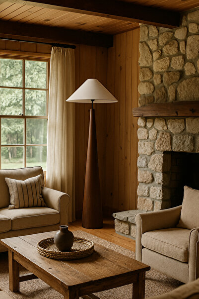 VENÜS NOVA ALDEBARAN AHŞAP KETEN BAŞLIK LAMBADER