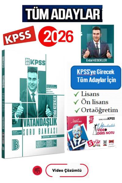 Panem Yayınları 2026 Benim Hocam Yayınları KPSS Vatandaşlık Soru Bankası+Yarg...