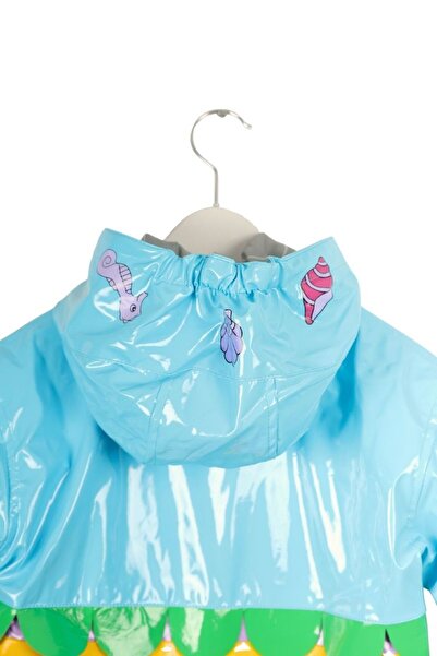 kidorable Sea Girl Children's Raincoat - Purple