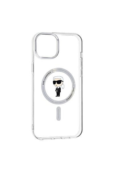 Karl Lagerfeld Case for IPhone 15 Plus, IML MagSafe, Transparent