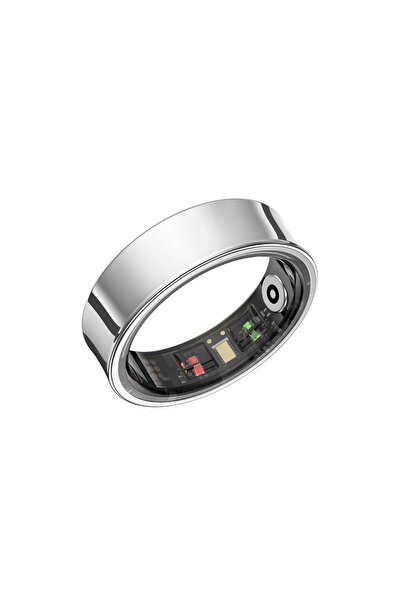 TCH Smart Ring R20 SILVER - Health & Fitness Tracker for Men and Women SIZE-10