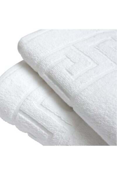 Artenova Set of 4 Bath Towels, residential, hotel, catering, Greek pattern, premium cotton, 70x140 cm