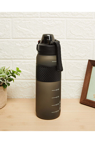 REDTAG Black Kids Water Bottle (800ml)