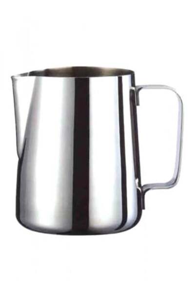 Generic Stainless steel milk frothing pitcher, silver, 350 ml