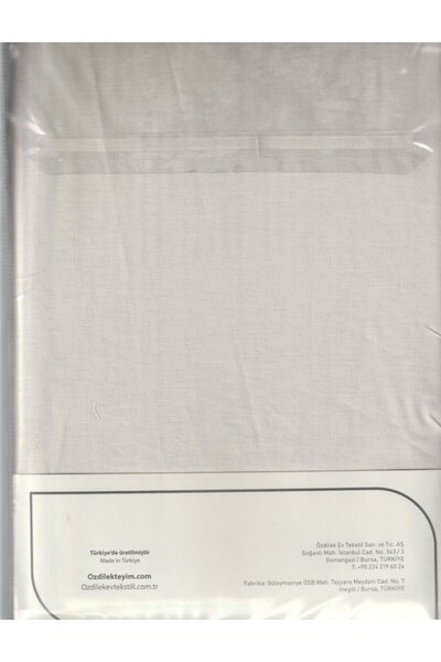 Özdilek Fitted Sheet with Pillowcase Ranforce 180*200 Vanilla Colourist