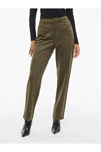 VILA Straight Leg Hose VIVIRAL High Waist