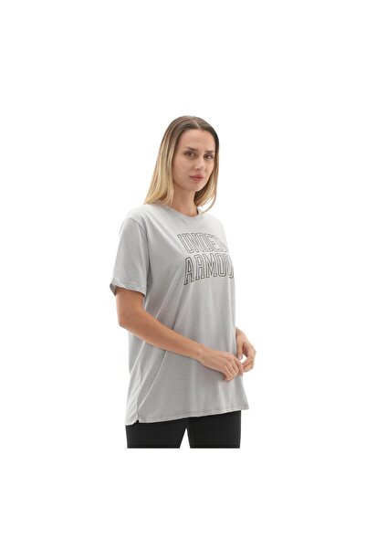 Under Armour A6007883-011 Rival Os Campus Tee Women's T-Shirt Gray