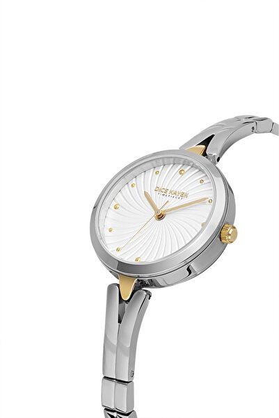 Dice Kayek Dk.1.Ag1414.03 Minimal Design 5 Atm Water Resistant Metallic Color Women's Wristwatch