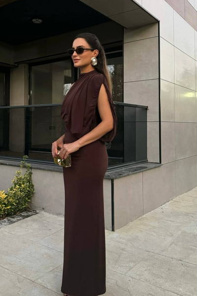 Love Fab Μακρύ φόρεμα με έναν ώμο