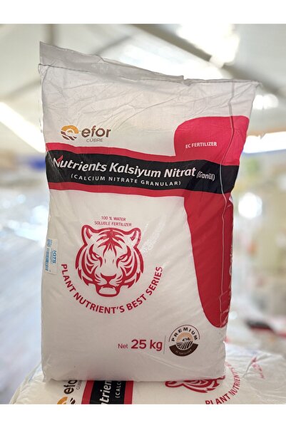 Efor Nutrients İthal Kalsiyum Nitrat Granül Gübre 25 KG