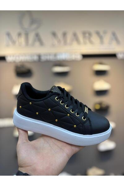 Mia marya Altın Detaylı Kadın Günlük Spor Ayakkabı