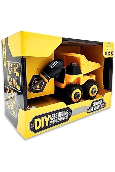 fitto Detachable Dump Truck Engineering Toy for Boys with Screwdriver — STEAM Toy for Ages 3+
