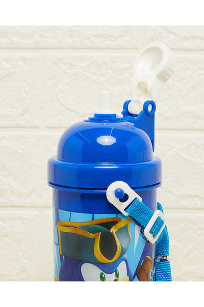 REDTAG Blue Sonic The Hedgehog Water Bottle (500ml)