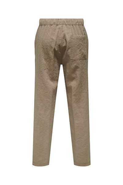 Only & Sons ONSSINUS TRAKE STRAIGHT 0329 PANTS Ανδρικό καφέ παντελόνι - 22033744