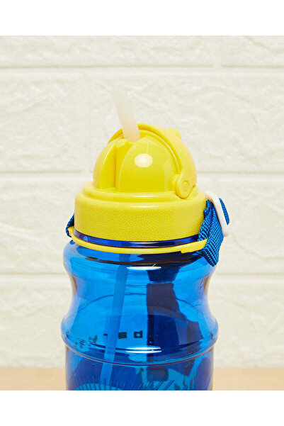 REDTAG Blue Dc Batman Transparent Water Bottle (500ml)