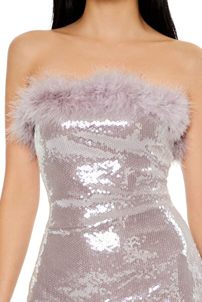 Forever 21 Payetli Mini Elbise