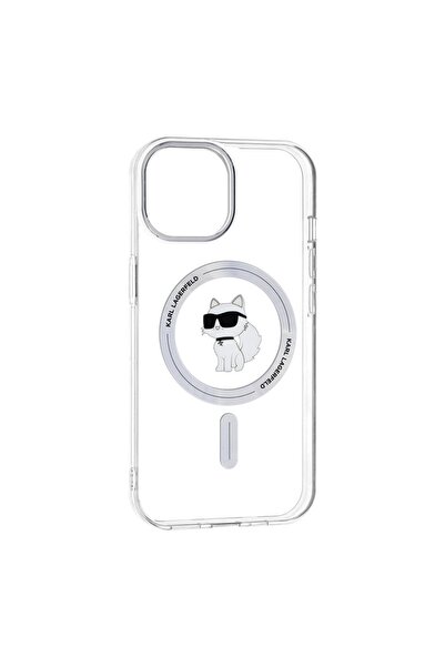 Karl Lagerfeld Case for IPhone 15, IML MagSafe, Transparent